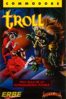 Troll box art for Commodore 64